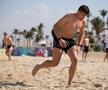 Antrenament Rapid pe plajă în Dubai, 9 ianuarie 2025, foto: Ionuț Iordache / GSP