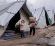 Stadionul „Yarmouk” din Fâșia Gaza, transformat într-un centru de refugiați / foto: Imago