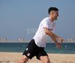 Antrenament Rapid pe plajă în Dubai, 9 ianuarie 2025, foto: Ionuț Iordache / GSP