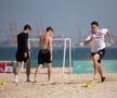 Antrenament Rapid pe plajă în Dubai, 9 ianuarie 2025, foto: Ionuț Iordache / GSP