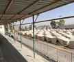 Stadionul „Yarmouk” din Fâșia Gaza, transformat într-un centru de refugiați / foto: Imago
