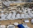 Stadionul „Yarmouk” din Fâșia Gaza, transformat într-un centru de refugiați / foto: Imago