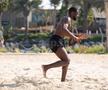 Antrenament Rapid pe plajă în Dubai, 9 ianuarie 2025, foto: Ionuț Iordache / GSP
