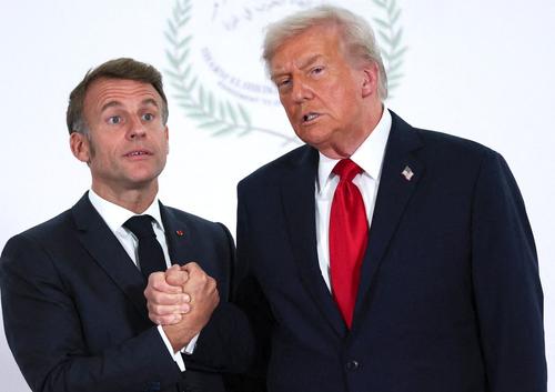 Emmanuel Macron și Donald Trump, foto: Guliver/gettyimages