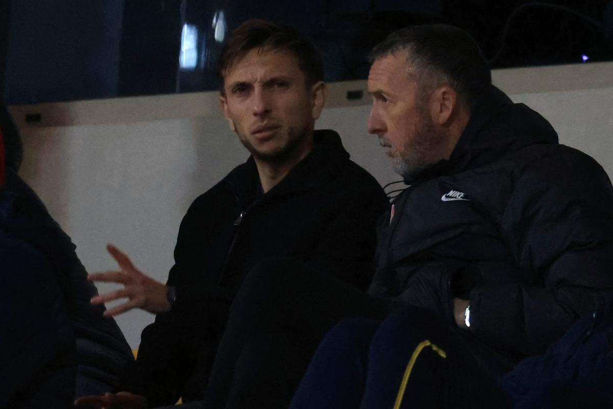 Cine este personajul misterios alături de care a apărut Mihai Stoica în timpul amicalului FCSB - Beșiktaș // foto: Ionuț Iordache (GSP)