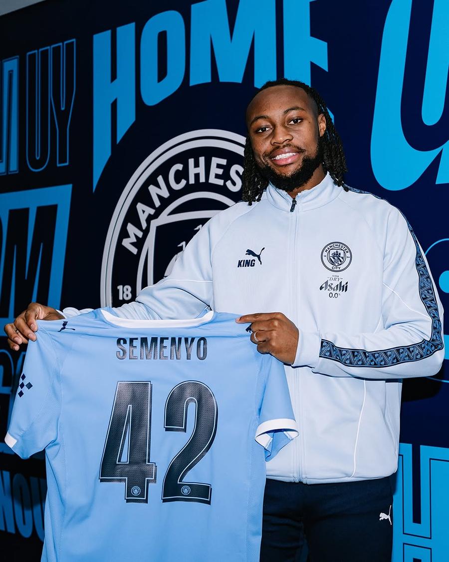 Antoine Semenyo a fost prezentat la Manchester City / foto: mancity.com Transferul iernii în Premier League » Antoine Semenyo a fost prezentat la Manchester City