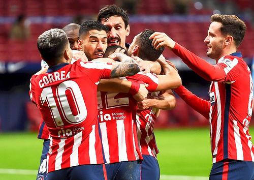 Luis Suarez înscrie ca un automat pentru Atletico Madrid, ajungând la 16 goluri în 17 etape, foto: Guliver/gettyimages