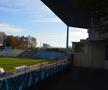 Stadion Oțelul Galați + vitrina cu trofee
