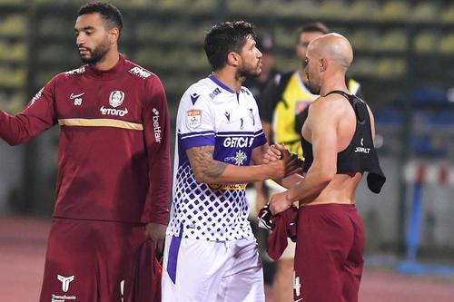 Iasmin Latovlevici, primul din dreapta, în perioada CFR Cluj // foto: Imago Images