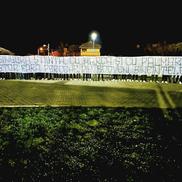 Peluza Nord Craiova a încercat să introducă pe „Oblemenco” mai multe bannere de protest / Sursă foto: Facebook