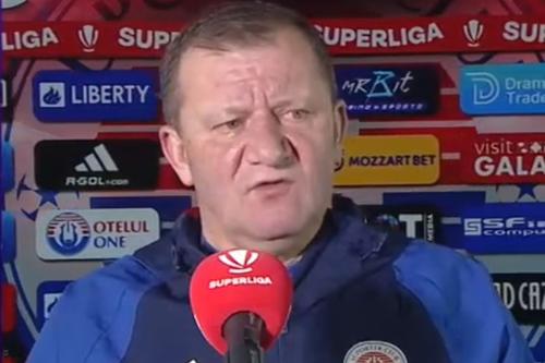 Oțelul Galați a învins-o pe FCU Craiova, scor 1-0, în runda #25 din Superliga. Dorinel Munteanu i-a ironizat pe olteni la finalul meciului.