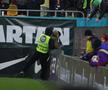 Nu s-a văzut la TV în FCSB - Sepsi 3-0 » Stewardul „l-a azvârlit” peste reclame