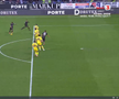 Golul lui Florinel Coman în Cagliari - Parma, foto: captură de ecran Prima Sport