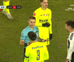 Golul lui Camara din U Cluj - Poli Iași, foto: captură de ecran Prima Sport