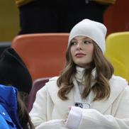 Antonia Salanta, iubita lui Daniel Bîrligea (24 de ani), a fost prezentă în tribunele Arenei Naționale pentru a-și susține partenerul în meciul cu FCSB - Sepsi, din runda #26 din Superliga