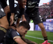 Golul lui Florinel Coman în Cagliari - Parma, foto: captură de ecran Prima Sport