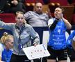 Helle Thomsen îndemnând la atac în partida dintre CSM București și HC Podravka FOTO Cristi Preda