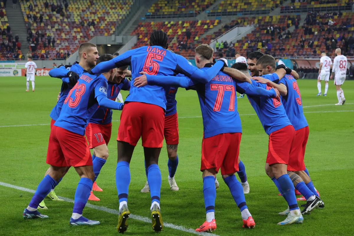 Imagini surprinse în FCSB - Sepsi, 9 februarie 2025