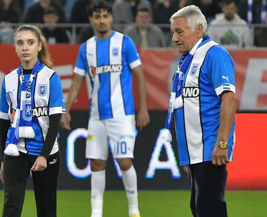 Noni Cârciumărescu, un „ambasador” al clubului, a evoluat pentru juveți la finalul anilor '60 / Sursă foto: Facebook@ Universitatea Craiova „Fără el, Craiova ar fi o echipă modestă” » Un „ambasador” al Universității temperează entuziasmul din Bănie: „Încă nu sunt exacți acolo”