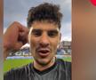 Florinel Coman s-a filmat și a avut un mesaj de transmis, imediat după debutul perfect la Cagliari