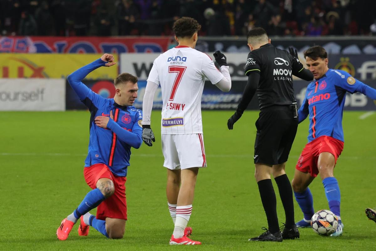 Imagini surprinse în FCSB - Sepsi, 9 februarie 2025