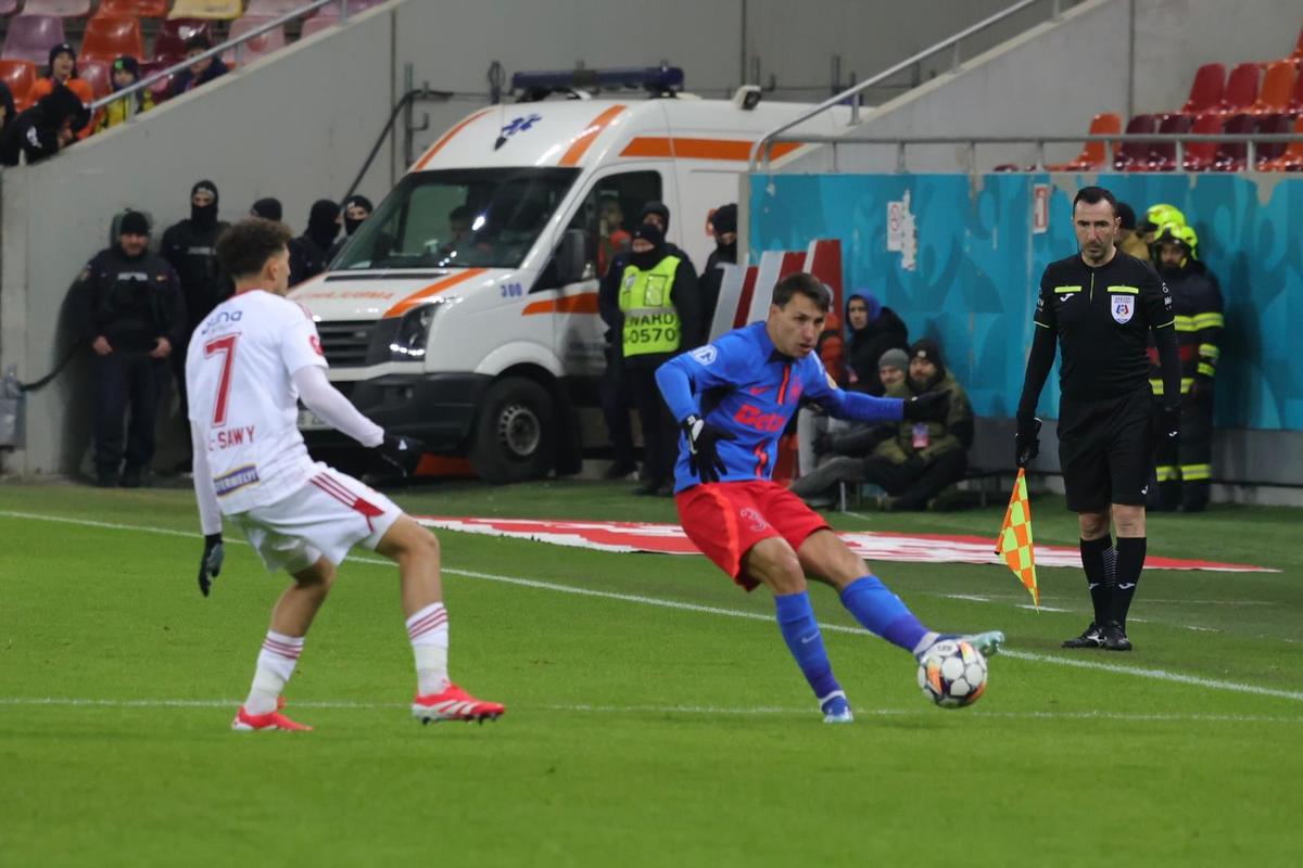 Imagini surprinse în FCSB - Sepsi, 9 februarie 2025