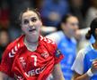 Klara Birtic a trimis mingea în bară la ultima acțiune a celor de la Podravka FOTO Cristi Preda