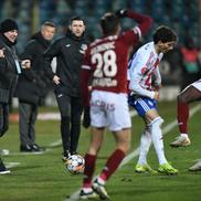 Marius Șumudică, la Oțelul - Rapid/ foto Cristi Preda (GSP)