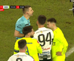 Golul lui Camara din U Cluj - Poli Iași, foto: captură de ecran Prima Sport