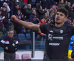 Golul lui Florinel Coman în Cagliari - Parma, foto: captură de ecran Prima Sport