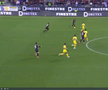 Golul lui Florinel Coman în Cagliari - Parma, foto: captură de ecran Prima Sport