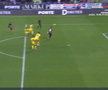 Golul lui Florinel Coman în Cagliari - Parma, foto: captură de ecran Prima Sport