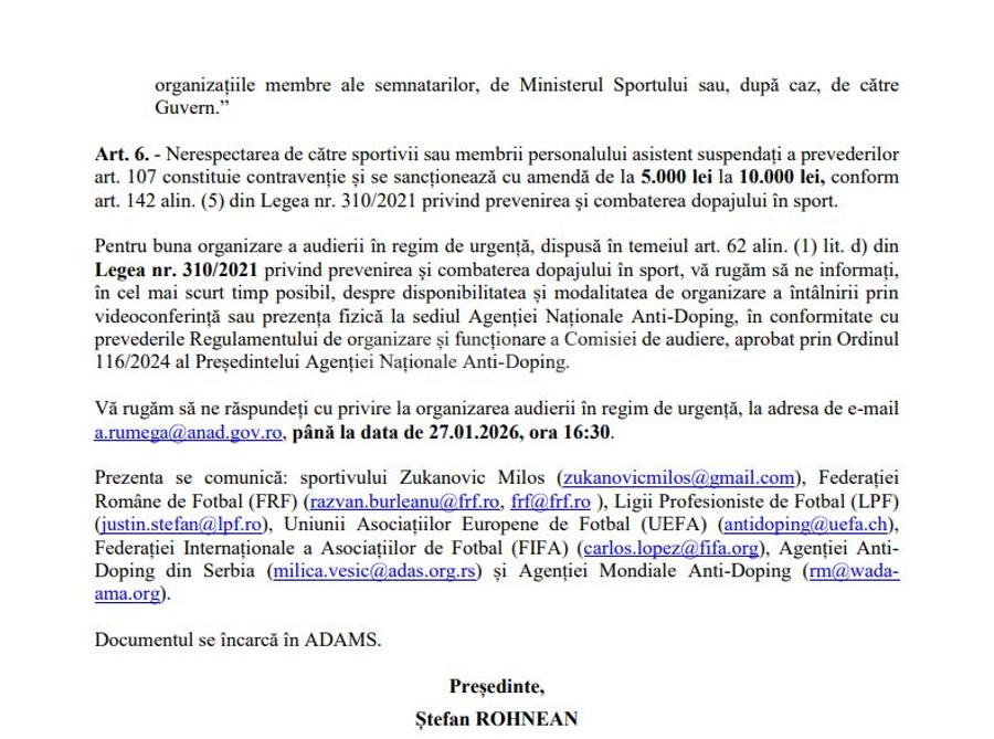 Nou caz de dopaj în fotbalul românesc » Clubul i-a reziliat deja contractul: „Nu mai știm unde e sau ce face acum”