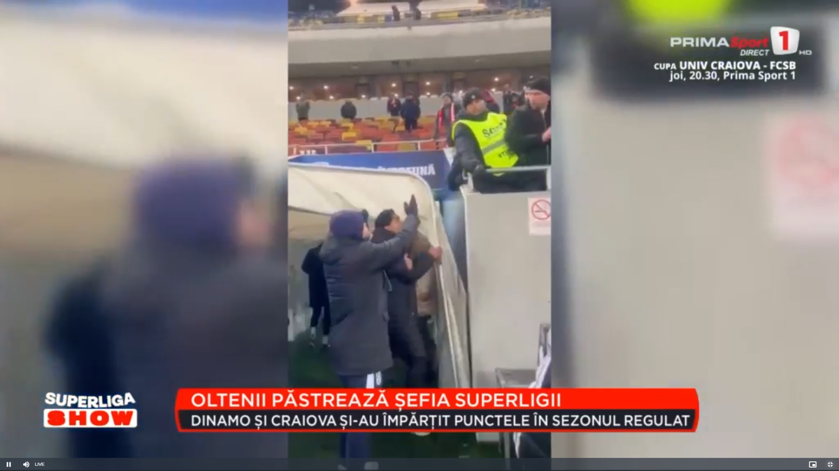 Ștefan Baiaram a dezvăluit ce s-a întâmplat la finalul derby-ului: „M-au jignit urât, ăștia sunt fanii dinamoviști”