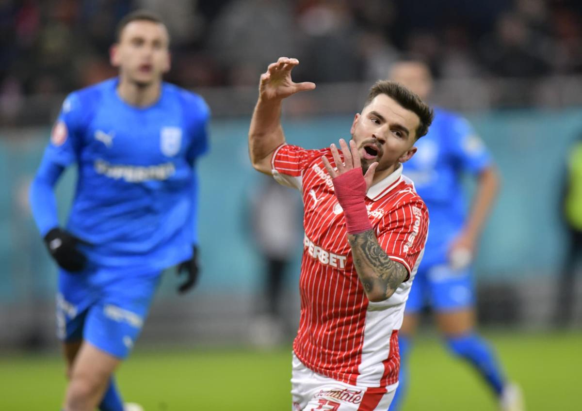 Fază de manual și inspirația lui Kopic! Dinamo marchează după o centrare perfectă a lui Opruț, din prima