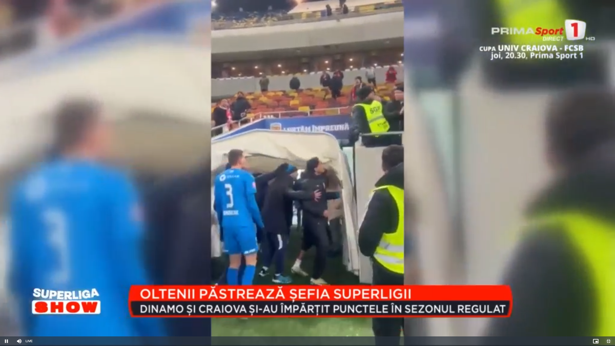 Ștefan Baiaram a dezvăluit ce s-a întâmplat la finalul derby-ului: „M-au jignit urât, ăștia sunt fanii dinamoviști”