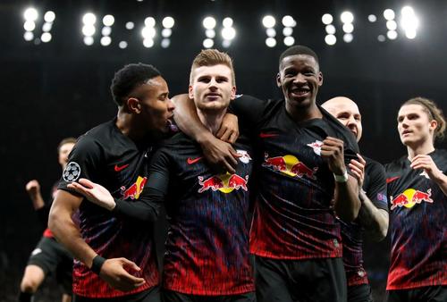 RB Leipzig a câștigat prima manșă cu Tottenham din optimile Ligii. Foto: Reuters
