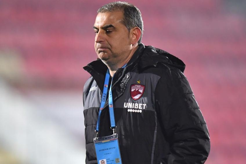 Ionel Gane, dezamăgit după remiza cu FC Voluntari. foto: Raed Krishan (GSP)