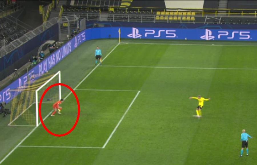 FOTO: Captură @TV Digi Sport 1 VIDEO + FOTO Scene ireale în Dortmund - Sevilla! Jucătorii n-au înțeles nimic: TREI decizii controversate luate de VAR la o singură fază