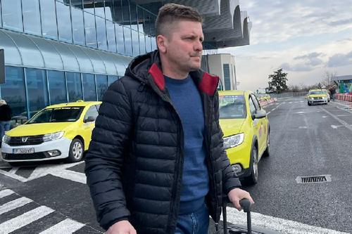 Dusan Uhrin a ajuns în România / Sursă foto: Vlad Nedelea (GSP)