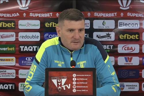 Laszlo Balint, antrenorul celor de la UTA, a prefațat disputa cu CS Universitatea Craiova, fosta lui formație.