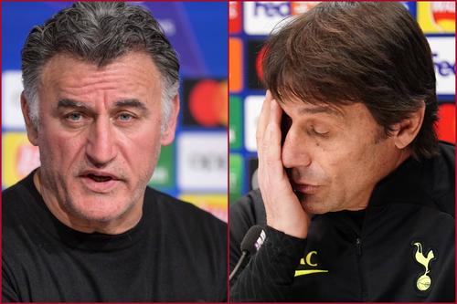 După ce au ieșit din Liga Campionilor, Antonio Conte (53 de ani), managerul lui Tottenham, și Christophe Galtier (56), antrenorul lui PSG, iau în calcul posibilitatea ca în viitorul apropiat să rămână fără angajament.