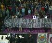 Derby-ul Dinamo - Poli Timișoara, în 30 de imagini incendiare » Cele mai dure mesaje ale unei rivalități aprige: „Pe titlurile și cupele voastre sigiliu DNA”