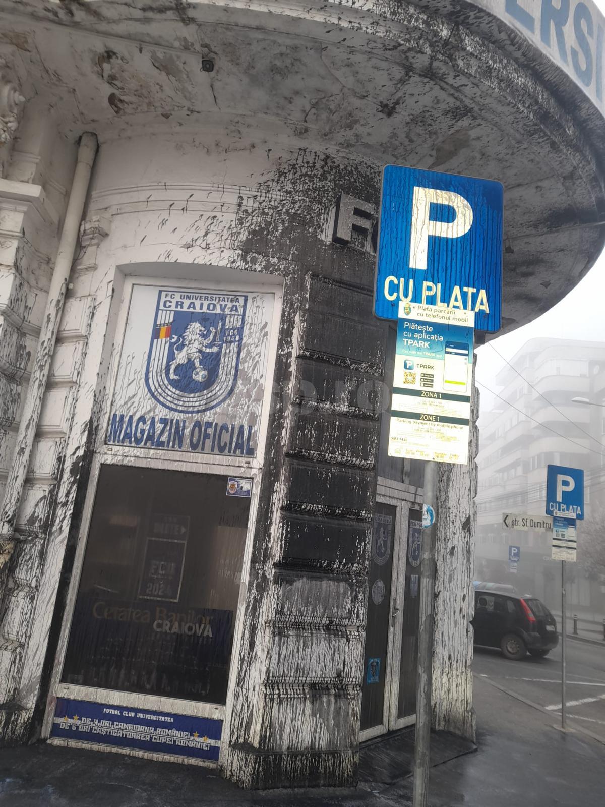 Sediul FCU Craiova, vandalizat de rivali