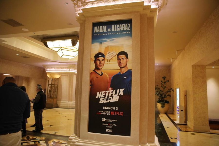 Afișul meciului Rafael Nadal - Carlos Alcaraz, produs de Netflix Foto: Imago „Break Point”, anulat! » Documentarul Netflix cu Kyrgios, Fritz sau Sabalenka nu a atins succesul așteptat