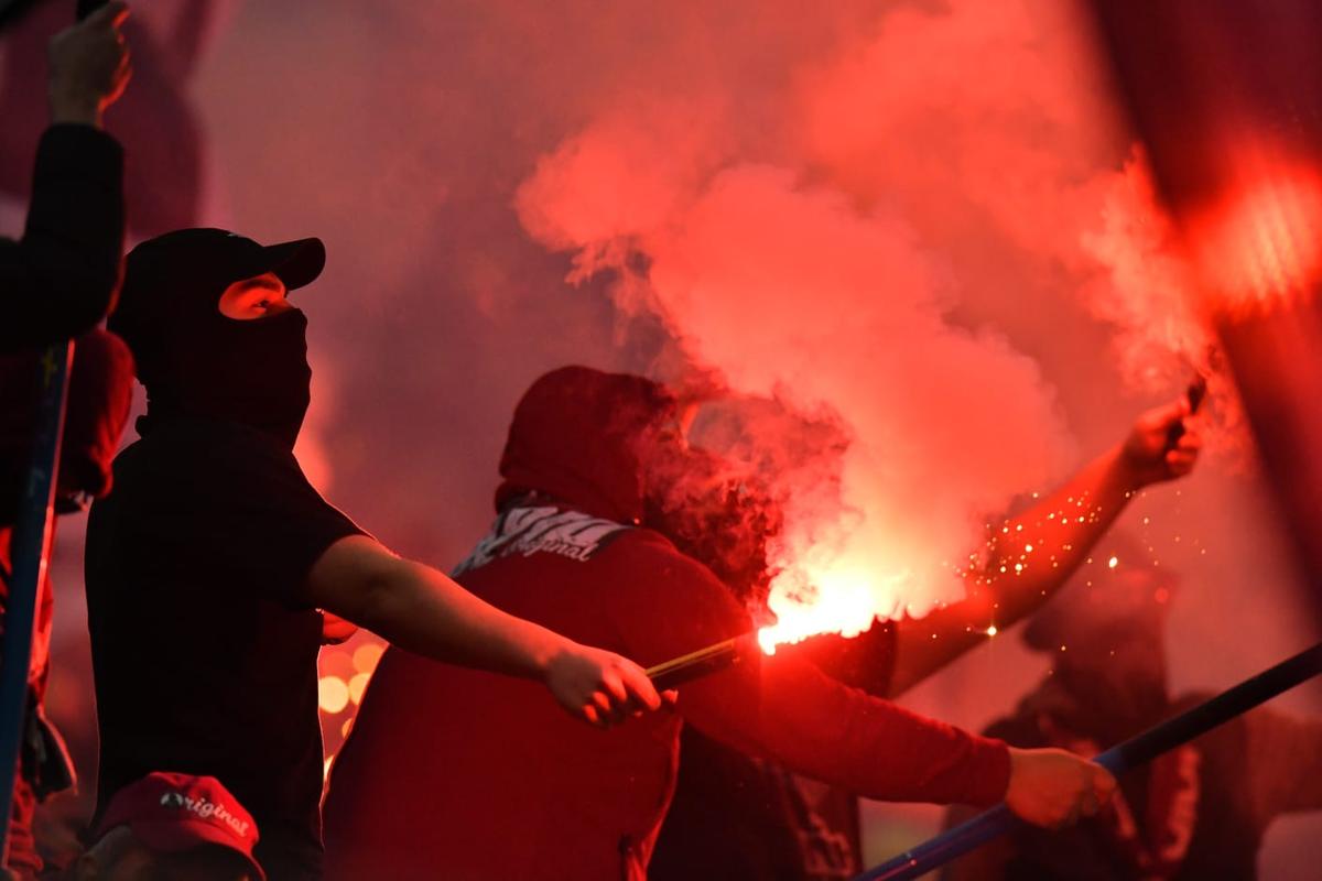 „Hai, mă!” » Imagini FABULOASE cu Dan Șucu și Victor Angelescu înainte de Rapid - FCSB 4-0
