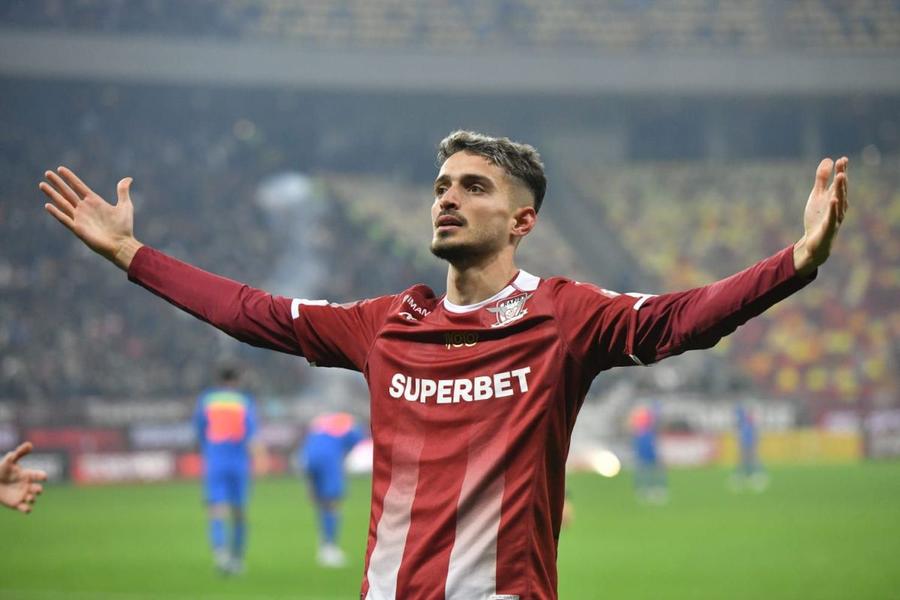 Albion Rrahmani/ foto Cristi Preda (GSP) Șumudică, impresionat de un jucător de la Rapid: „Are stăpânire de sine, tehnică, stângul, dreptul, viteză”