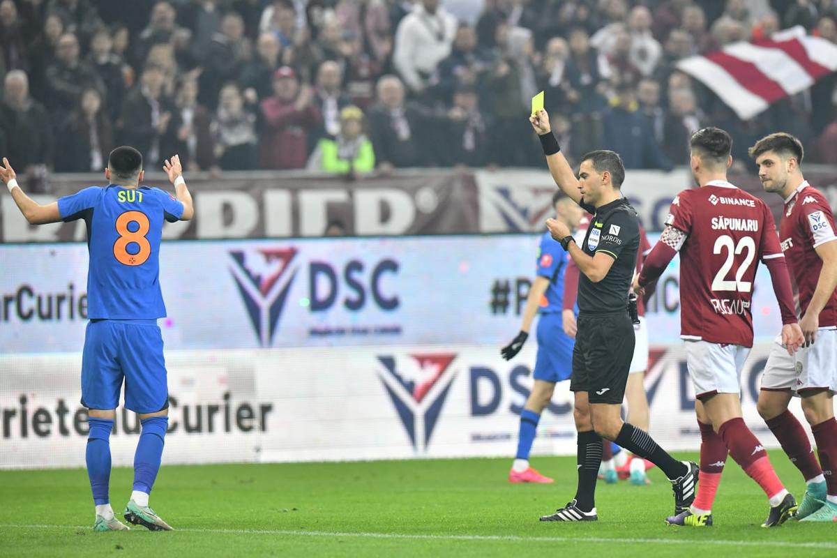 „Hai, mă!” » Imagini FABULOASE cu Dan Șucu și Victor Angelescu înainte de Rapid - FCSB 4-0