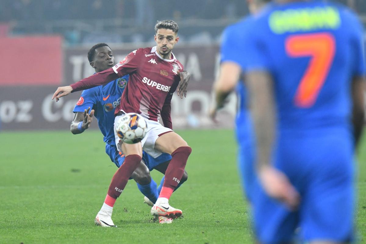 „Hai, mă!” » Imagini FABULOASE cu Dan Șucu și Victor Angelescu înainte de Rapid - FCSB 4-0