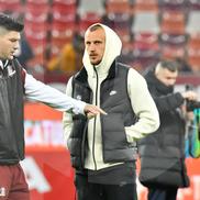 Moment special cu Săpunaru și Chiricheș, înainte de Rapid - FCSB  / FOTO: Cristi Preda (GSP.ro)